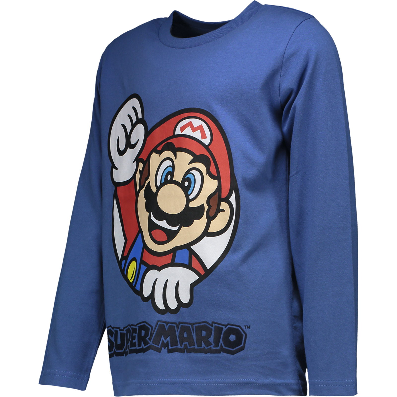 Kinder-Shirt Super Mario hellgrau