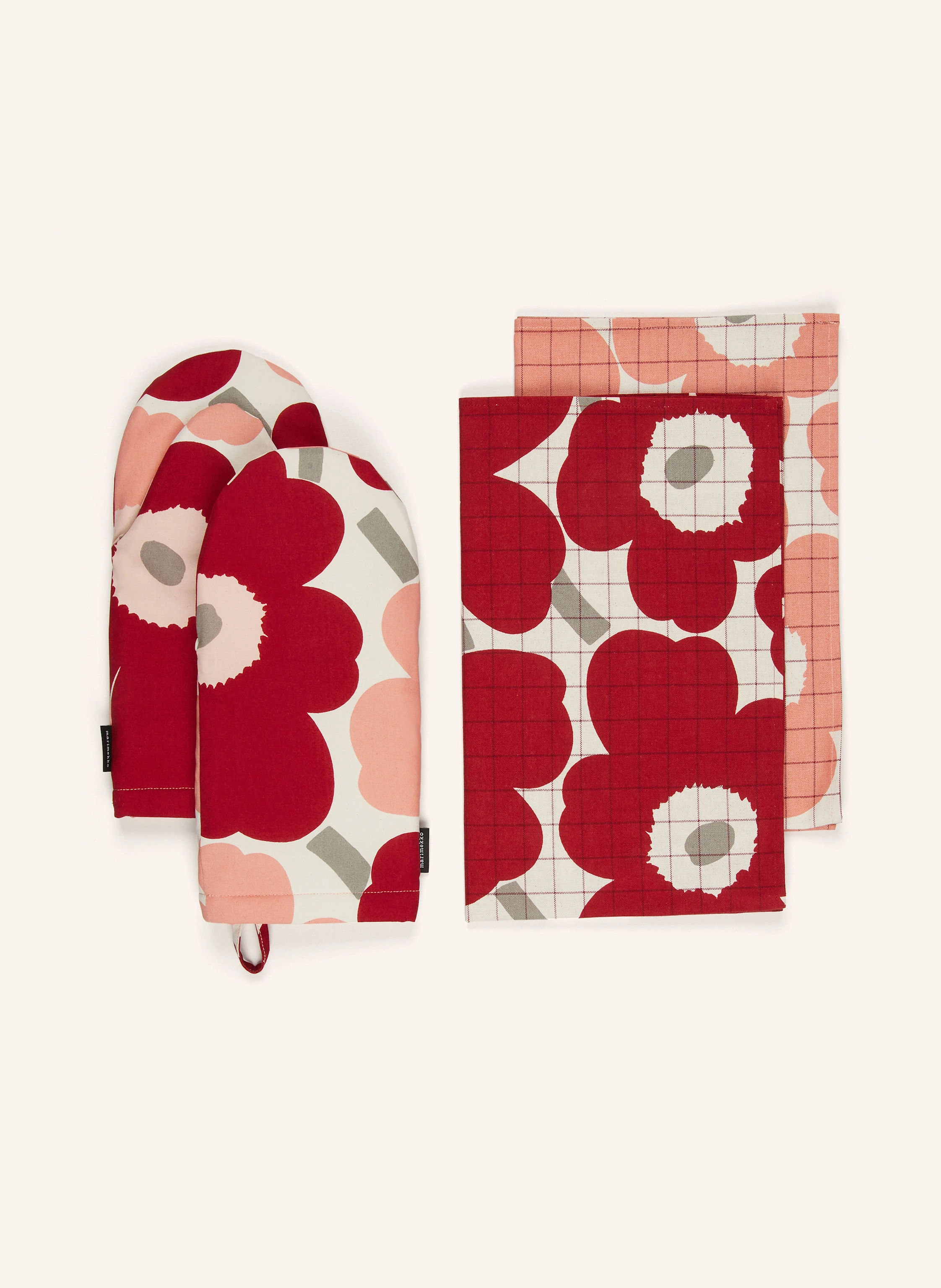 marimekko 2er-Set Topfhandschuhe und Geschirrtücher PIENI UNIKKO