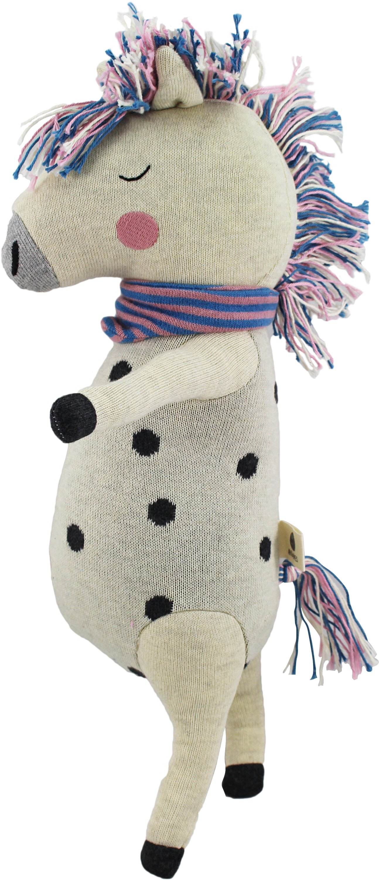 Kuscheltier RAINBOW HORSE BELLA (40cm) in beige/bunt