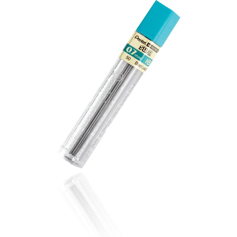 Etui de 12 mines 0,7 mm Hi-Polymer haute qualité 2B M50 Pentel