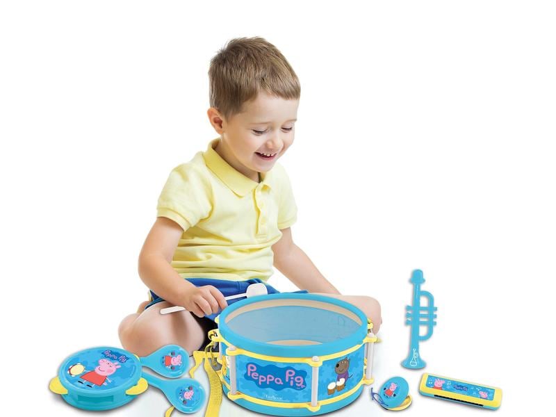 Lexibook Musikinstrument Peppa Wutz 7-teiliges Musikset Spielzeuginstrumente für Kinder