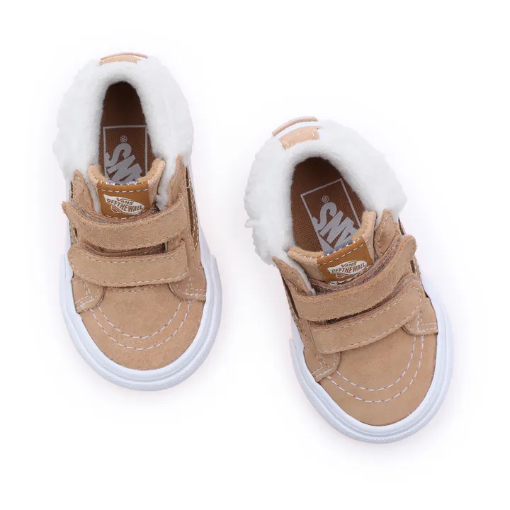 Vans Baskets Scratchs SK8-Mid Fourrées | Camel