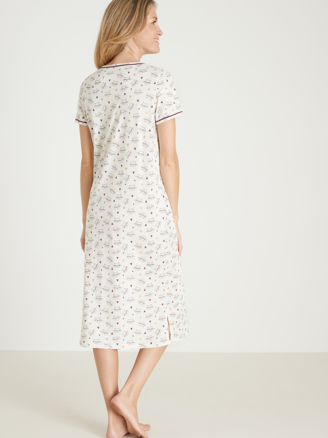 Lot de 2 chemise de nuit longues