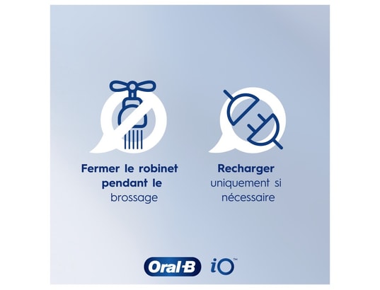 ORAL B - Oral-b io 6 - duo - blanche et rose - brosses à dents électr...