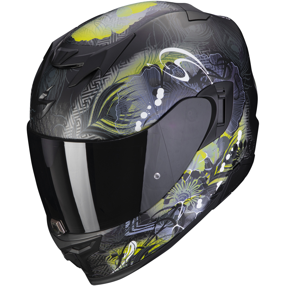 Scorpion - Casque Exo-520 Evo Air Melrose Noir Mat / Jaune
