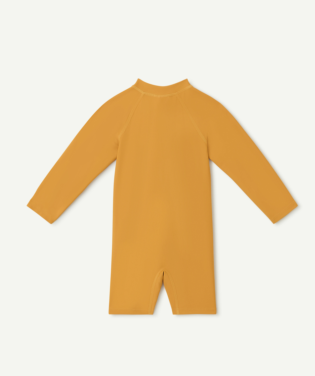 LASSIGCOMBINAISON ANTI-UV BÉBÉ GARÇON JAUNE AVEC MOTIF LION