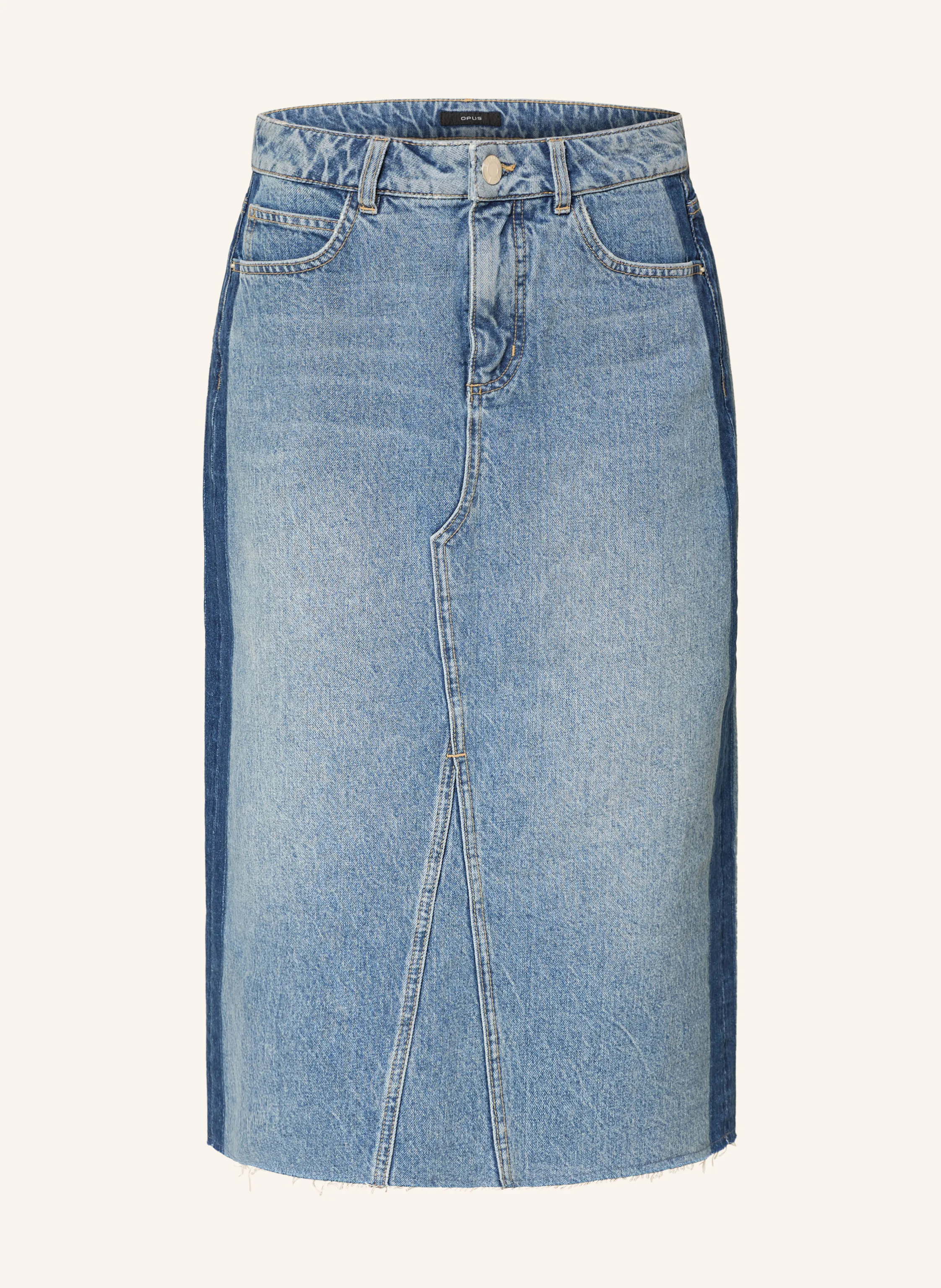 OPUS Jeansrock RINSO STRIPE