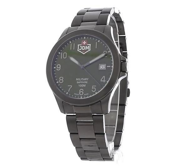 JDM Military Alpha I Gun Ip Green Dial Stainless Steel Sports Watch