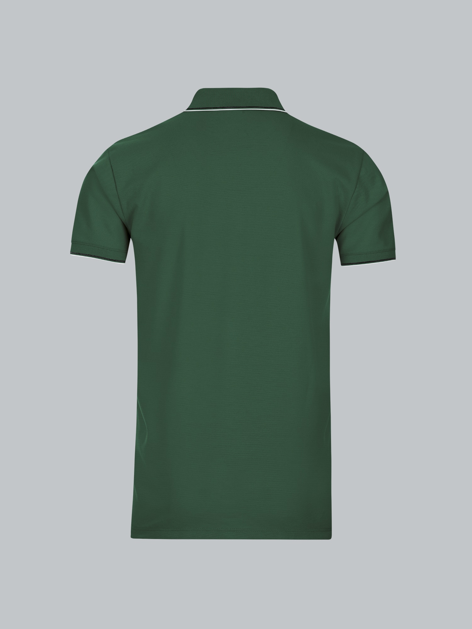 Dreifarbiges Polohemd Efeu