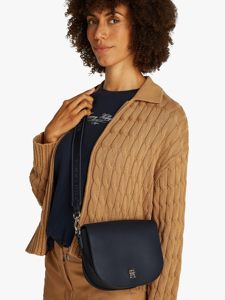 TOMMY HILFIGER<br>Bolsa de ombro TH LOGOTIPO