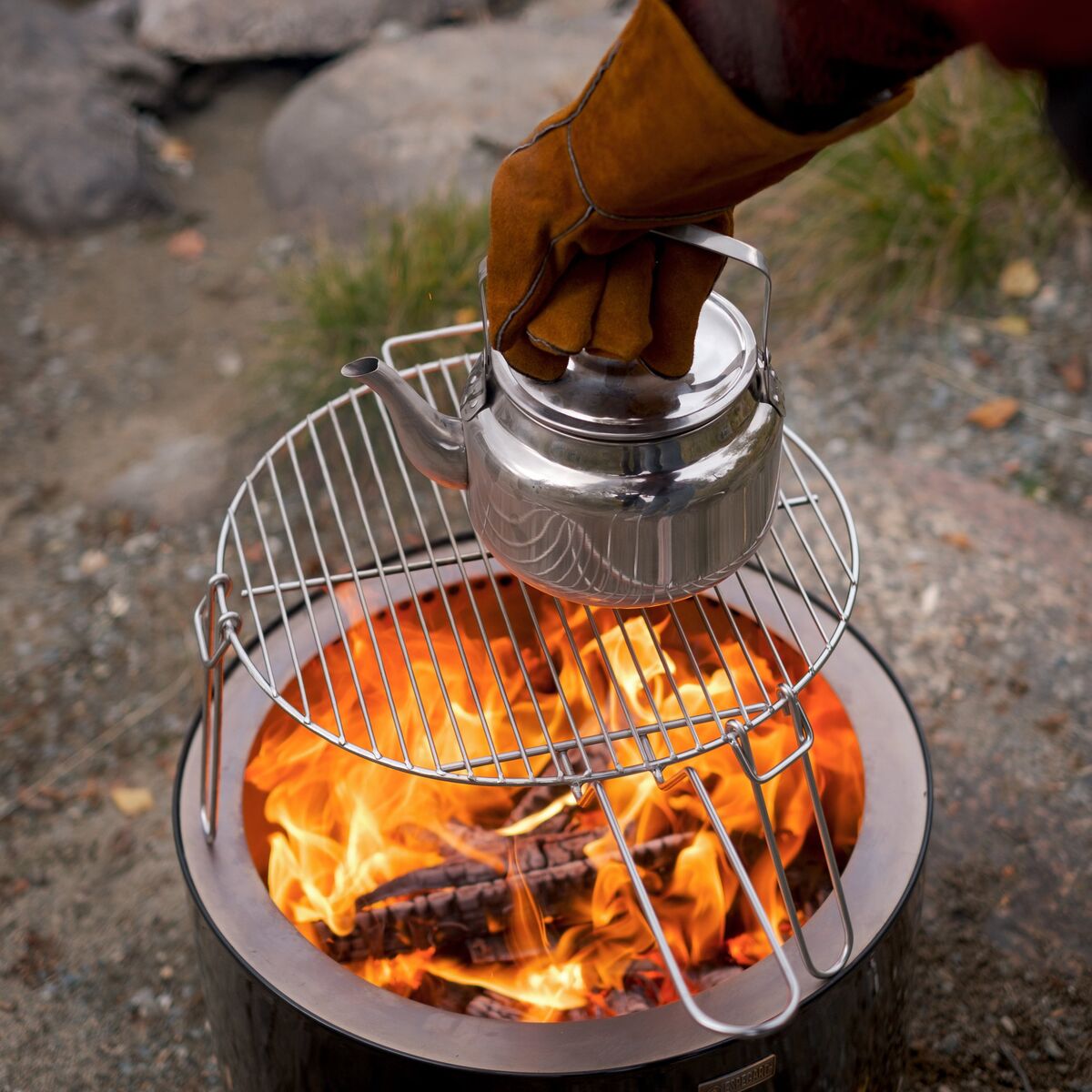 Pilar grillrist, rustfritt stål