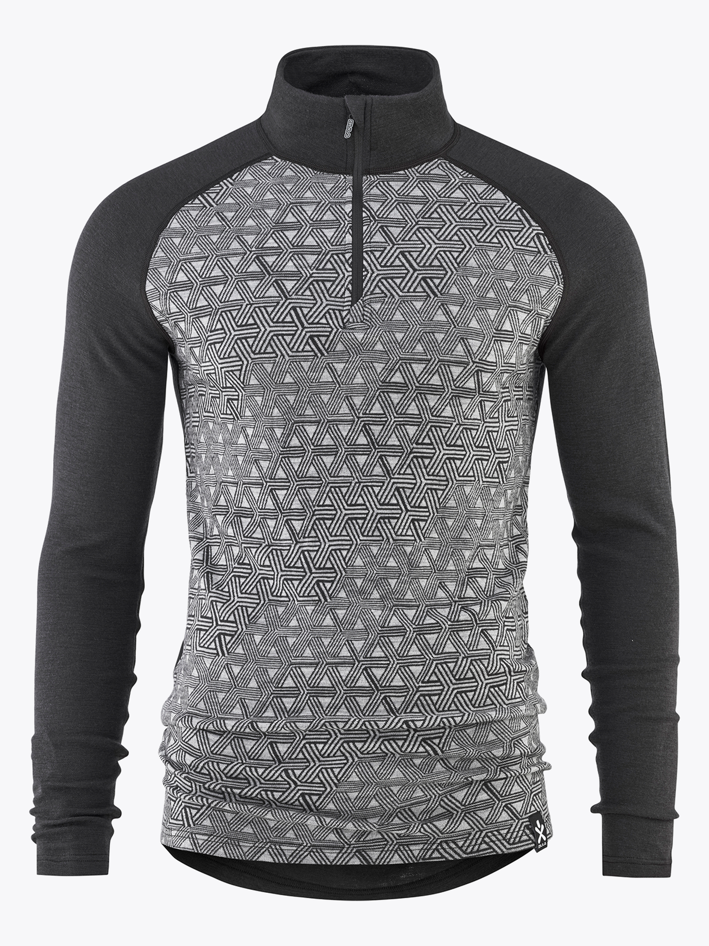 Geo Merino Wool Halfzip