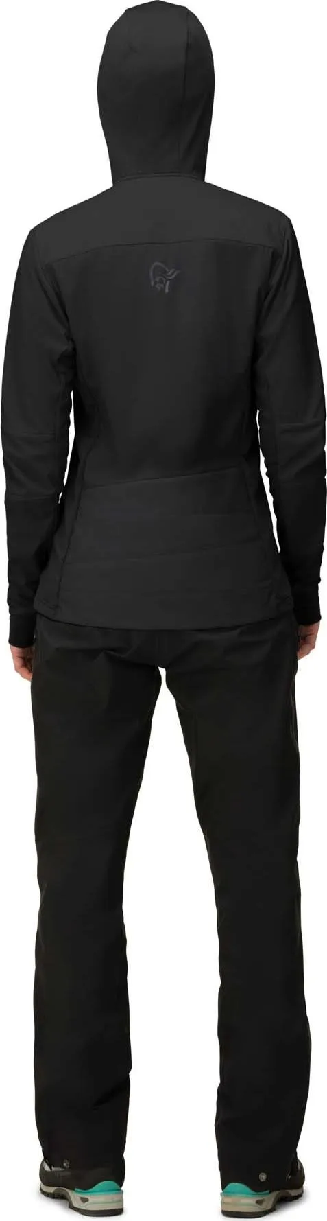 Norrøna Women's Falketind Alpha90 Insulated Zip Hood Caviar