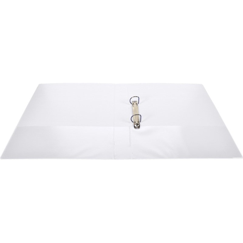 Classeur 2 anneaux cartonné Exacompta Kreacover® personnalisable A4 maxi - Dos 2.5 cm blanc
