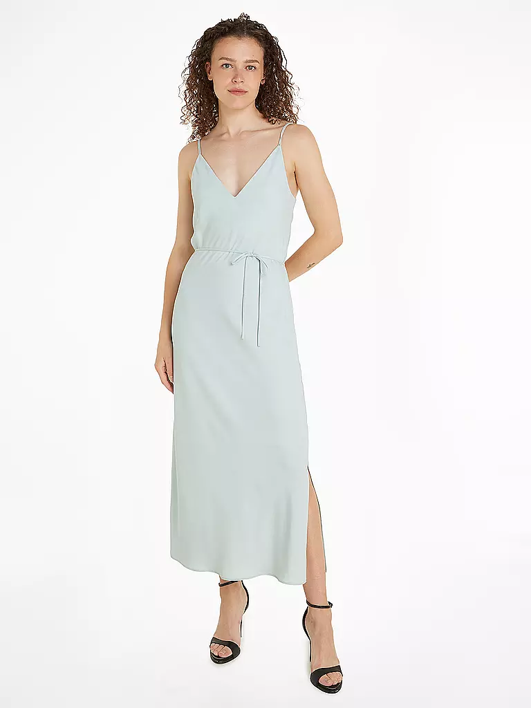 CALVIN KLEIN Midikleid hellblau