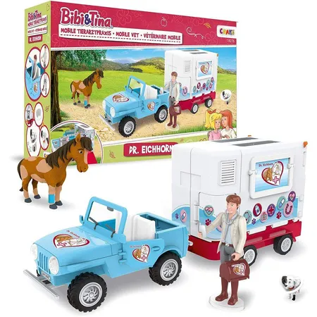 Craze Bibi & Tina - Mobile Tierarzt Station Dr. Eichhorn Pferde Spielset