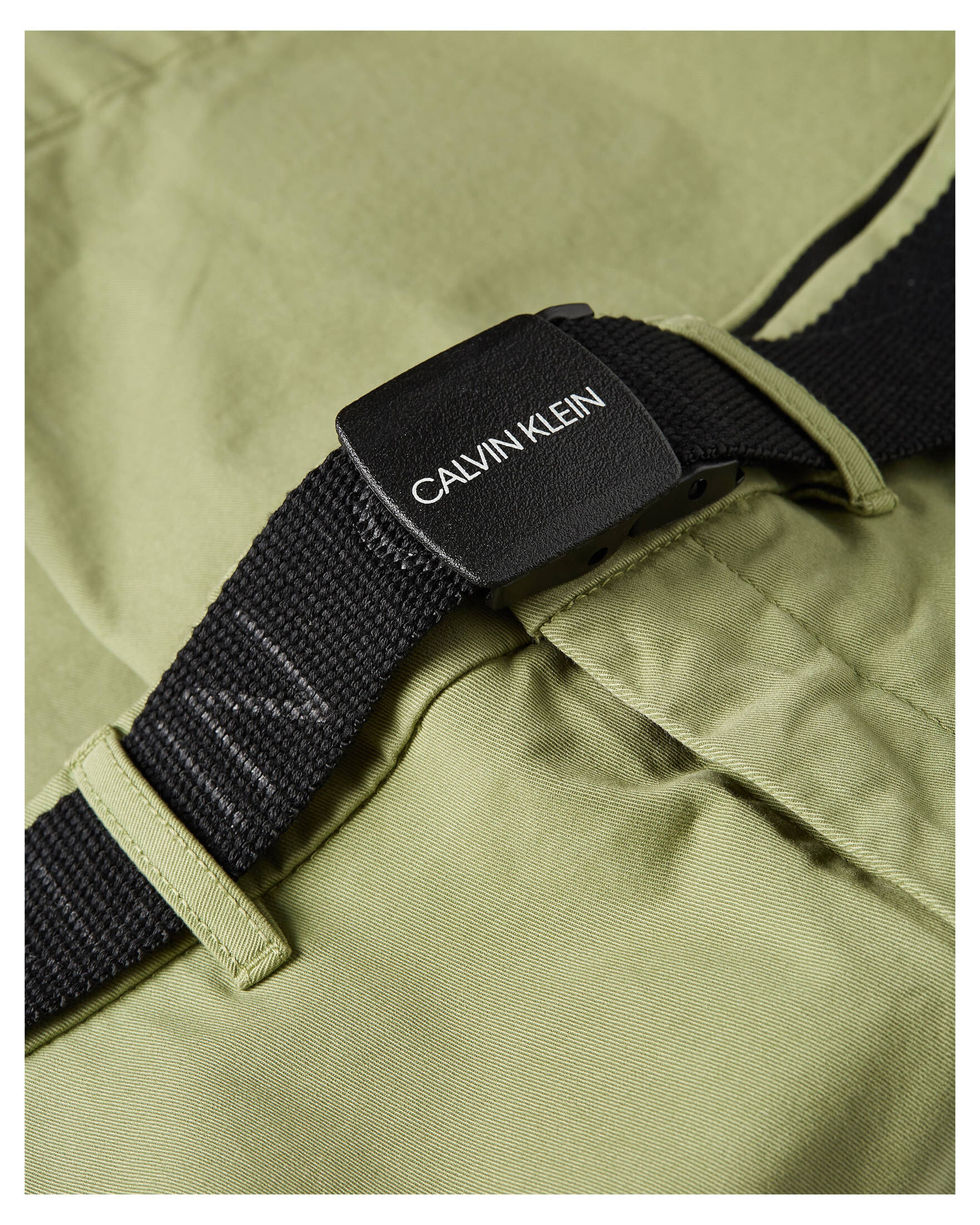 CALVIN KLEIN| Herren Shorts GARMENT DYE BELTED SHORTS