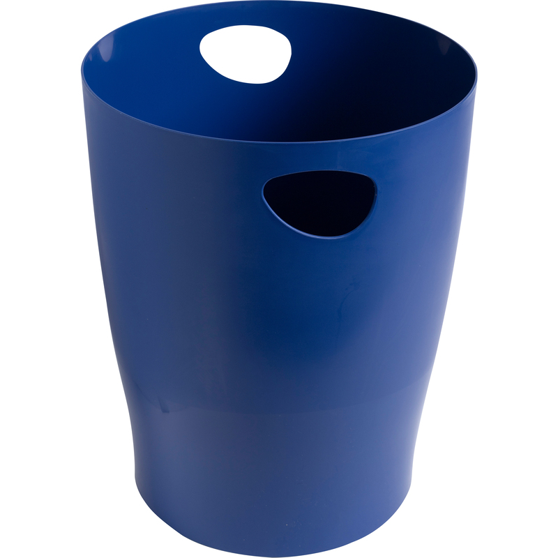 Exacompta Papierkorb BeeBlue Ecobin, 15 l, marineblau