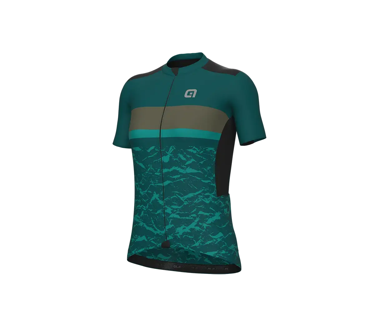 Ale Off-Road Gravel Earth Fietsshirt Korte Mouwen Groen Dames
