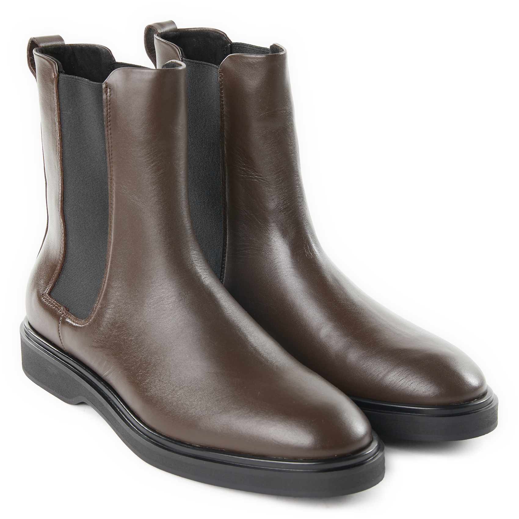 Bottines en cuir | Marron