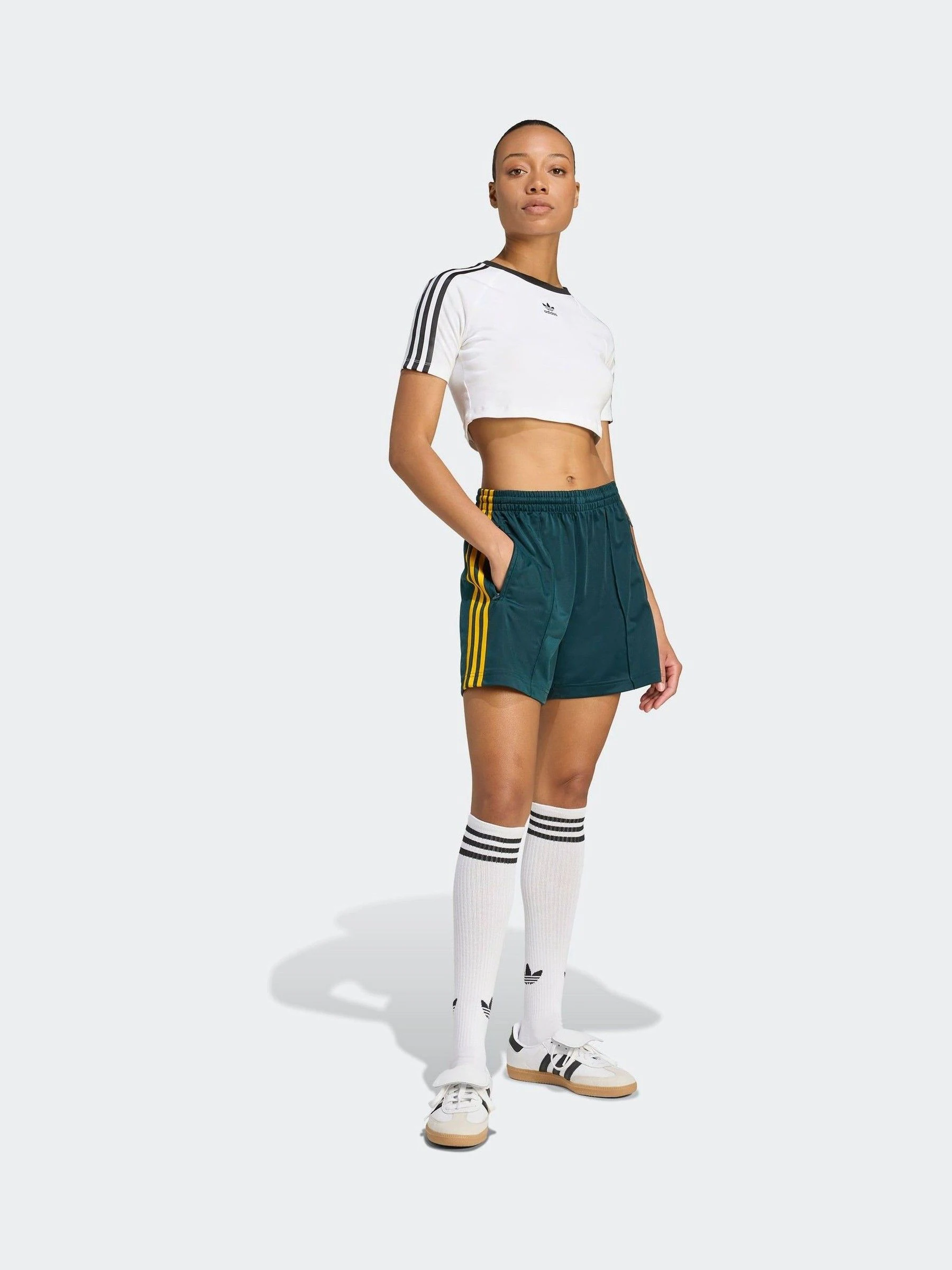 Groen - Adidas Original Firebird shorts