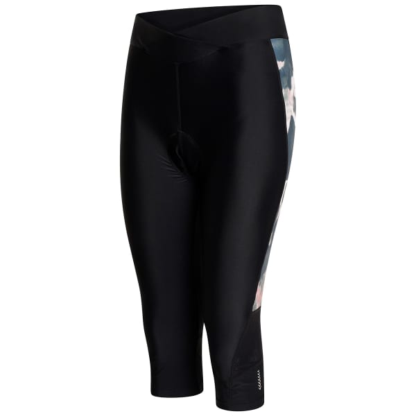 Cuissard vélo DARE 2B WORDLY CAPRI W BLACK / DUSKY ROSE INKY PRINT