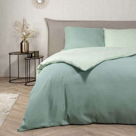 Dekbedovertrek Hotel Two Tone - Mint