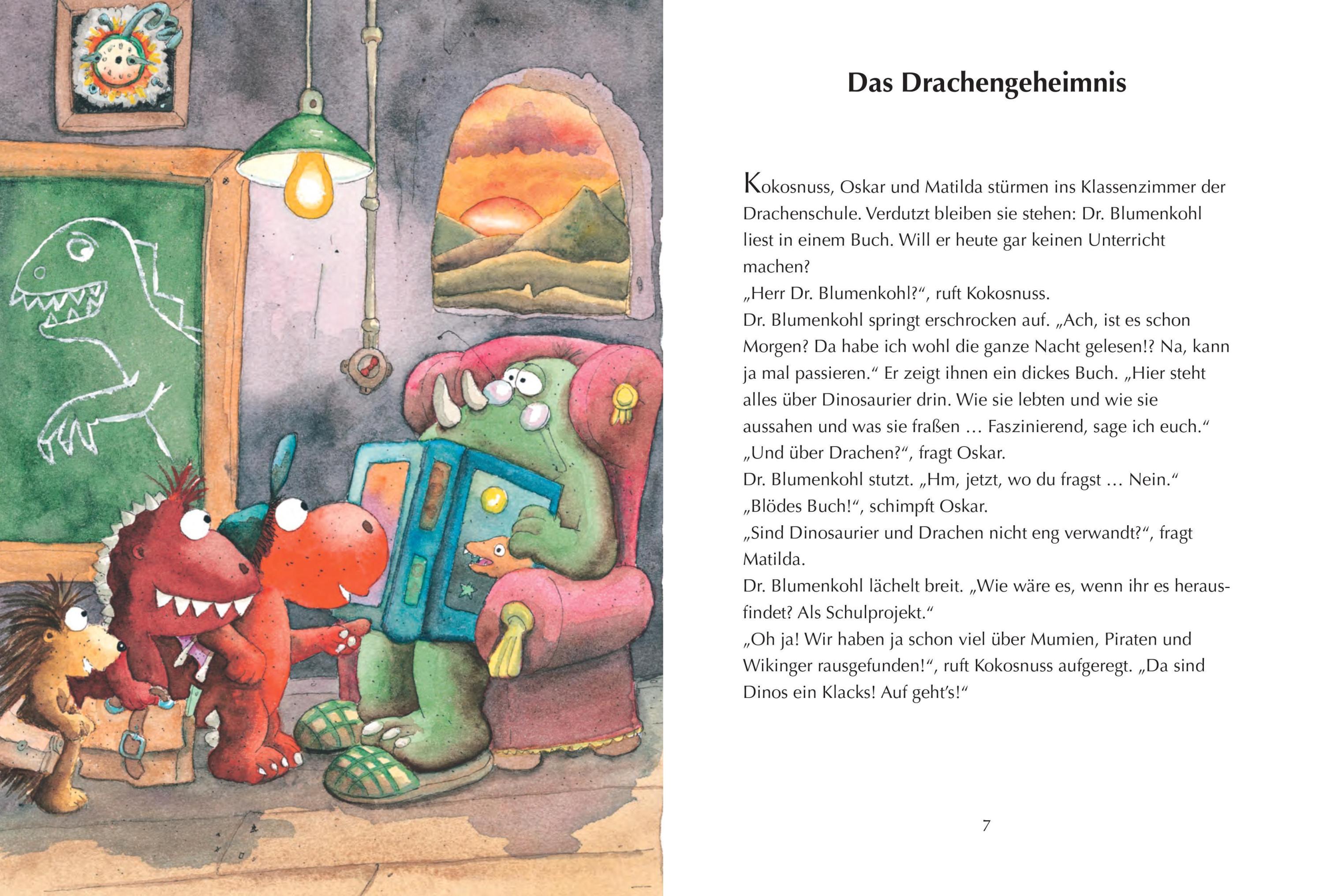Der kleine Drache Kokosnuss erforscht die Dinosaurier / Der kleine Drache Kokosnuss - Alles klar! Bd.1
