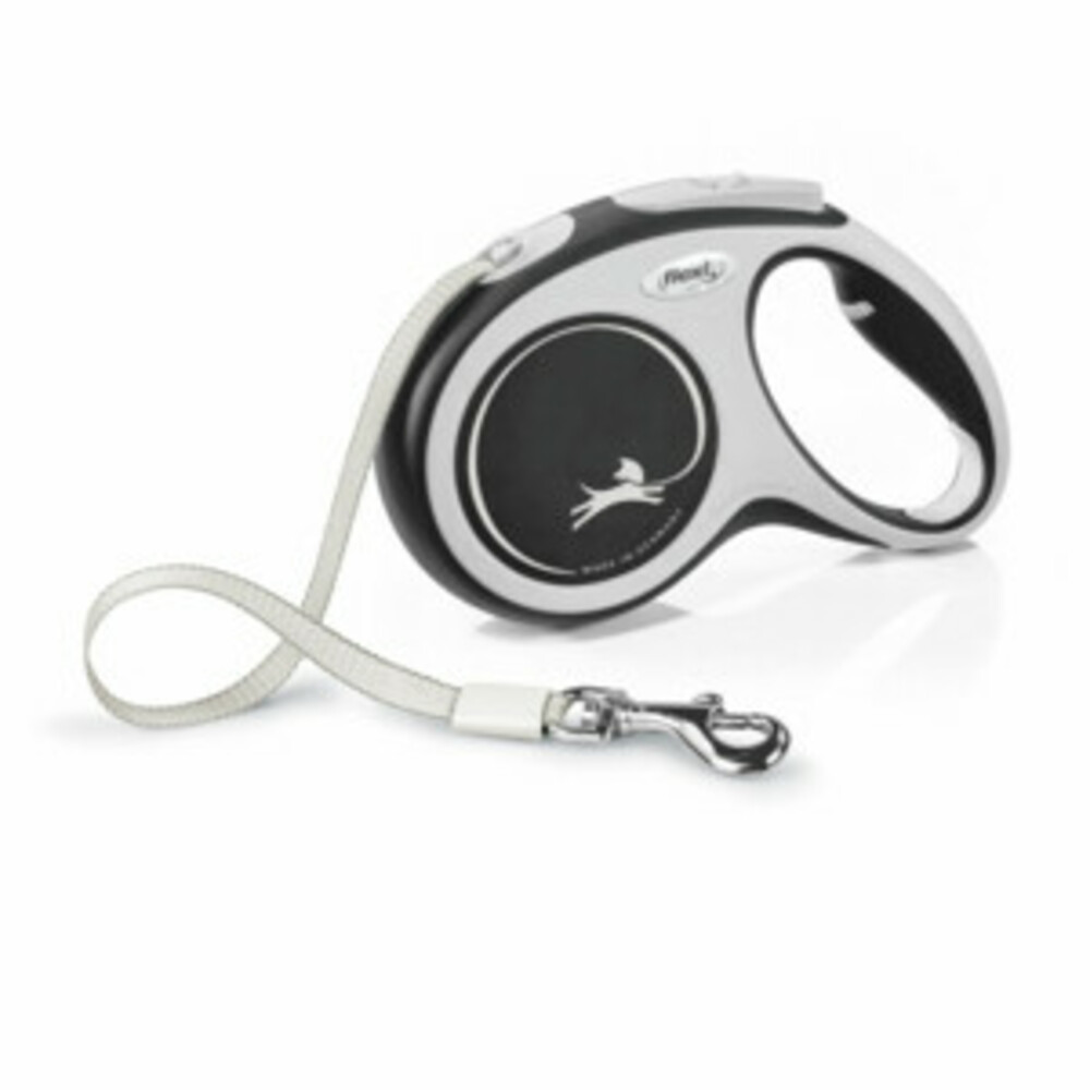 Flexi Rollijn New Comfort Tape 5 mtr tot 25 kg Zwart