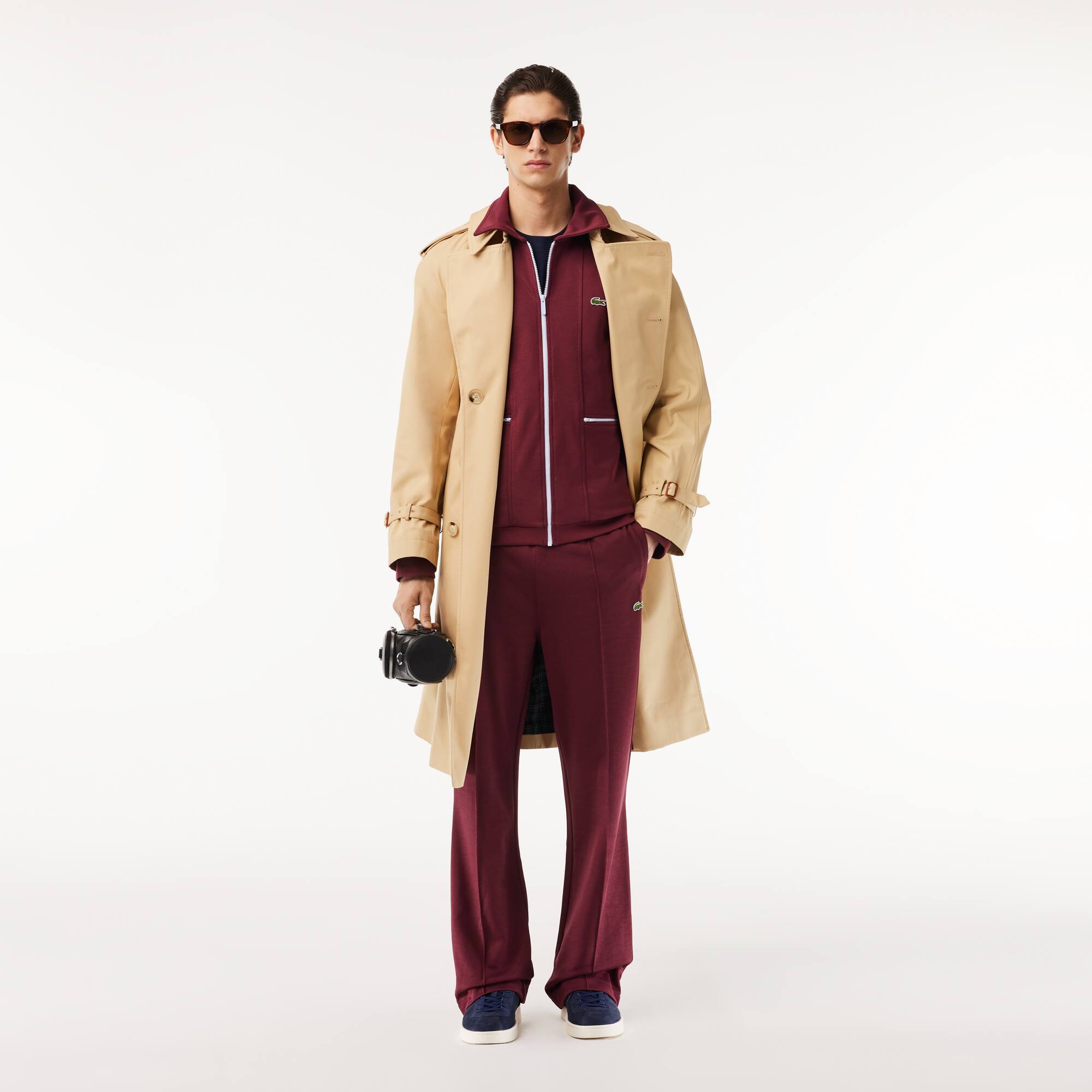 Sweatshirt Paris en interlock inspiré des archives Sweatshirts - Rouge - Lacoste - Homme