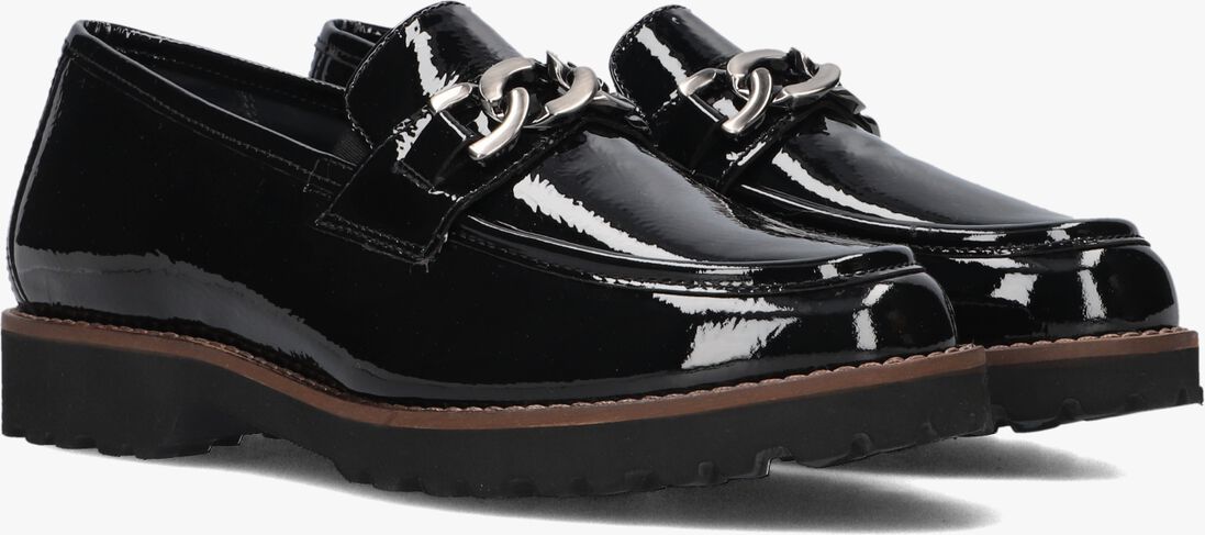 zwarte sioux loafers meredith