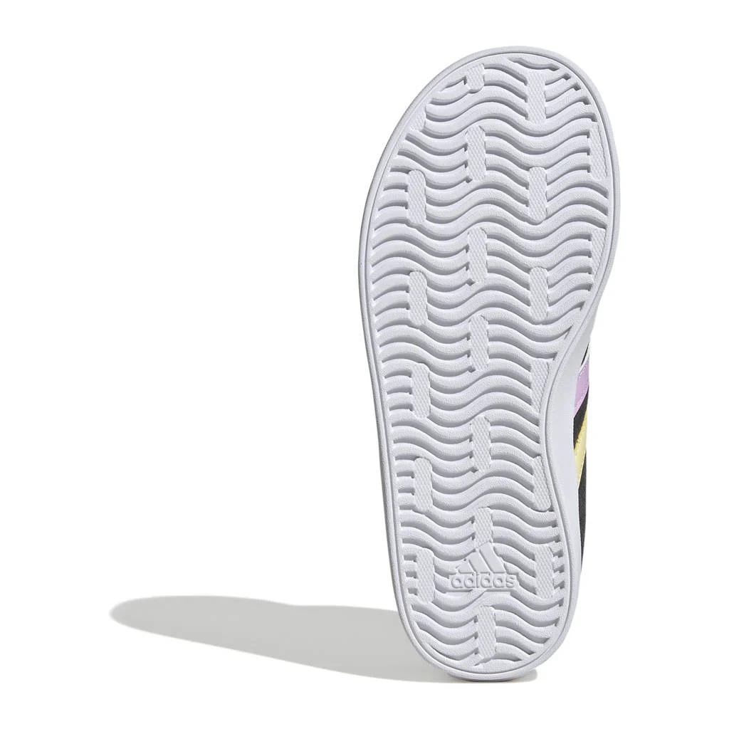adidas VL Court 3.0 sneakers zwart/wit/geel/roze/turquoise