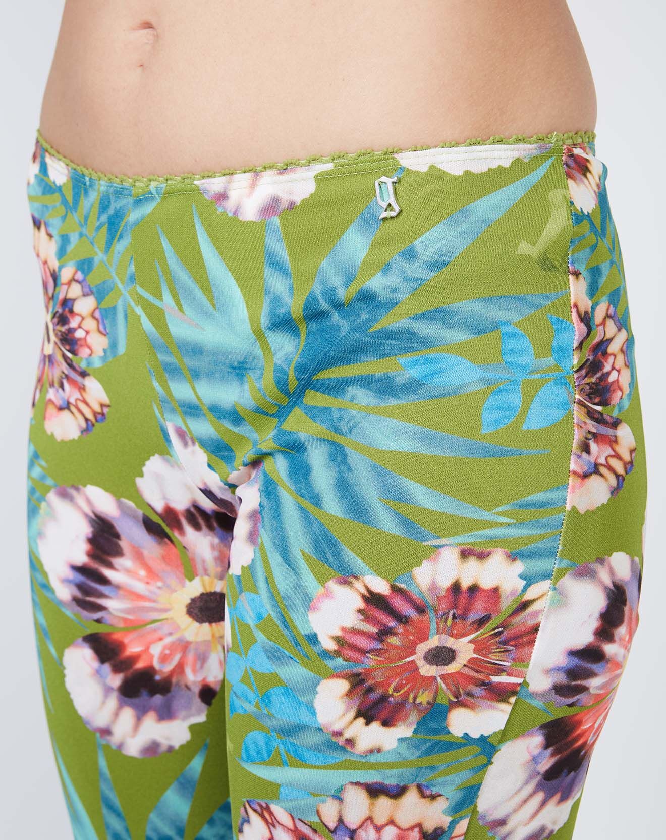 John Galliano Legging imprimé multicolore