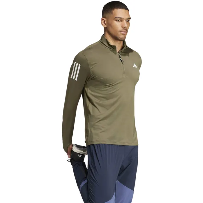 Adidas Own The Run LS Half Zip Shirt Heren