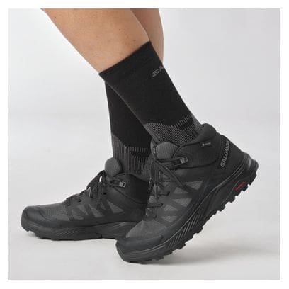 Chaussures de Randonnée Salomon Outrise Mid GTX Noir Femme