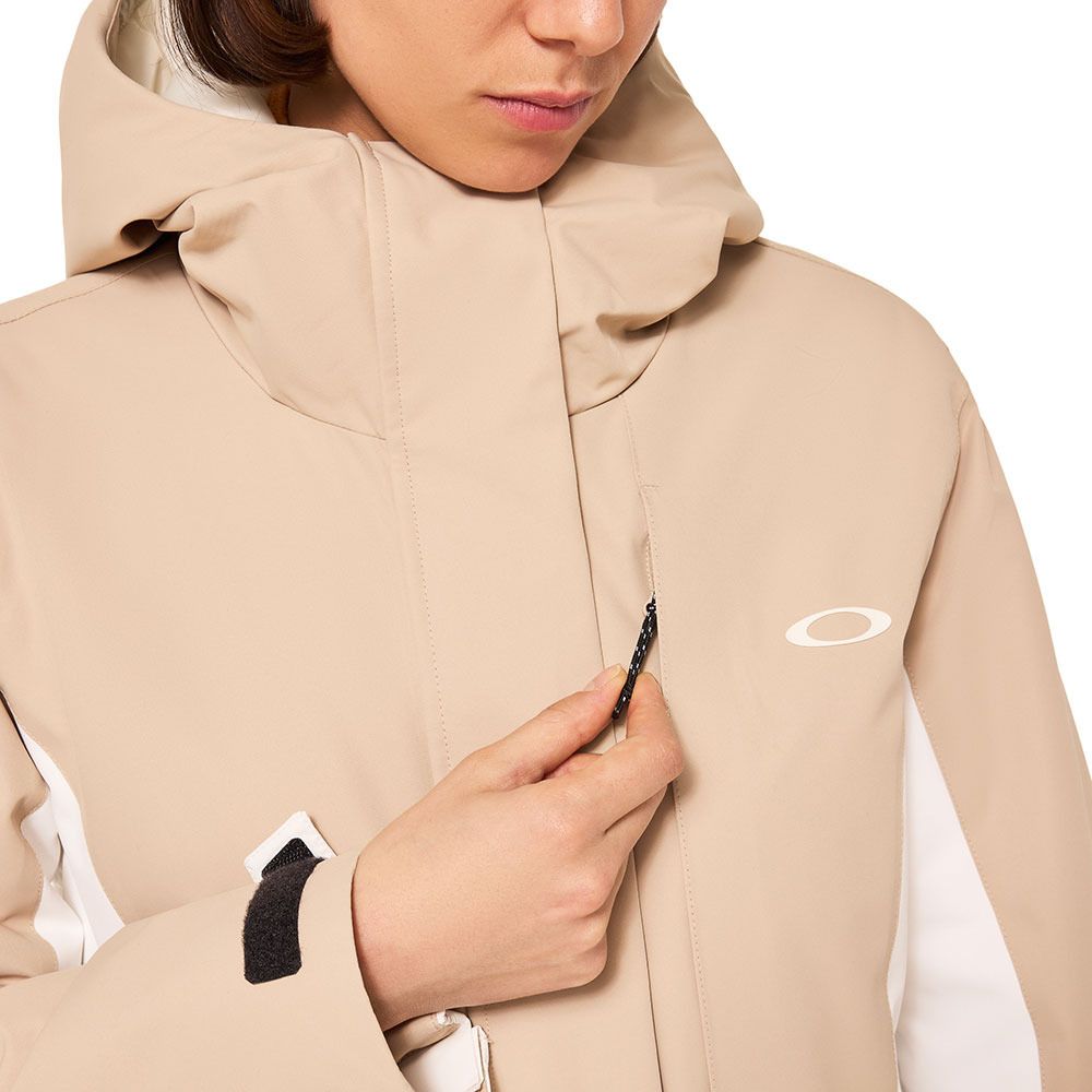 Oakley WMNS HEAVENLY RC - Veste ski Femme humus/arctic white