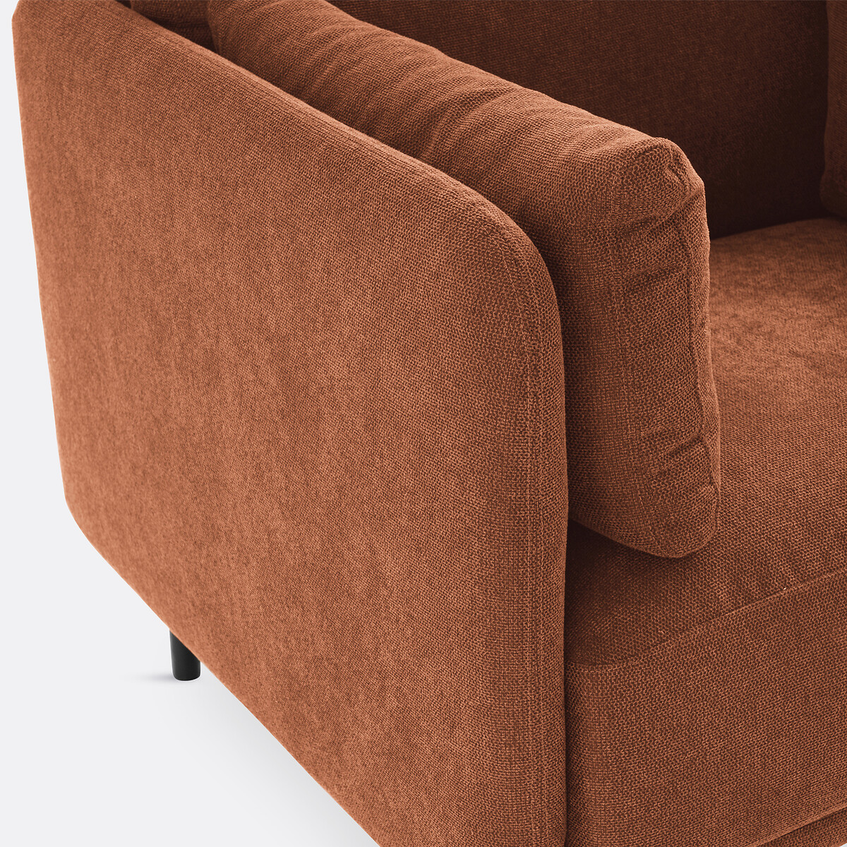 LA REDOUTE INTERIORS<br>Poltrona, tecido texturizado, Victor
