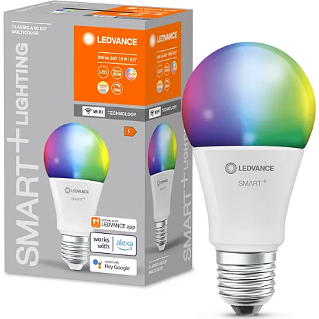 Ledvance smart+ kronepære 9W - multifarvet lys