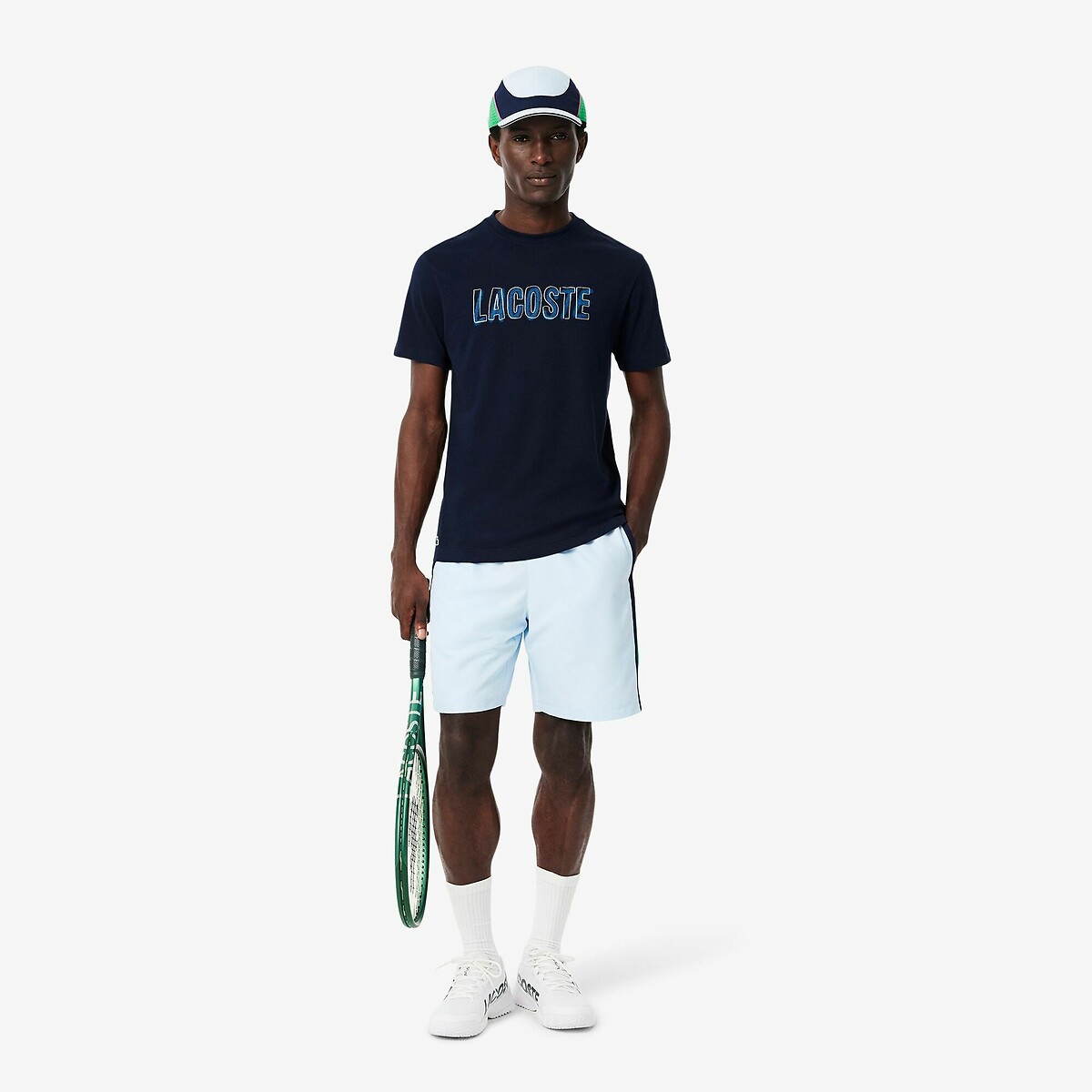 Camiseta Lacoste Sport Ultra Dry com estampa Lacoste