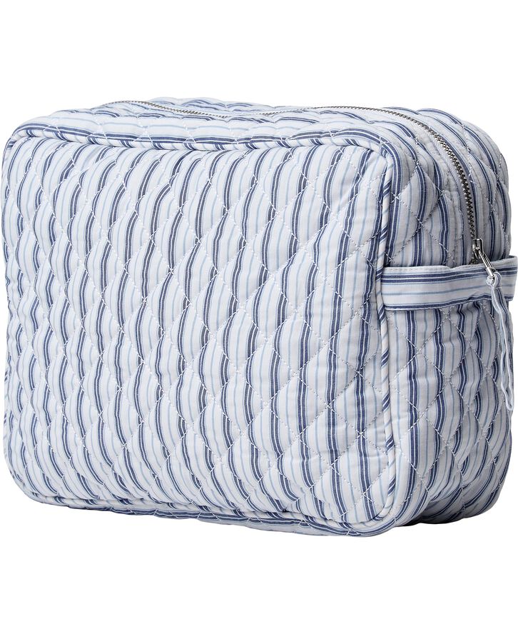 Magasin du Nord Collection Moira 2 Make up bag Blue Stripe big Blue stripe