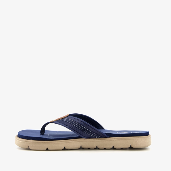 Heren teenslippers blauw