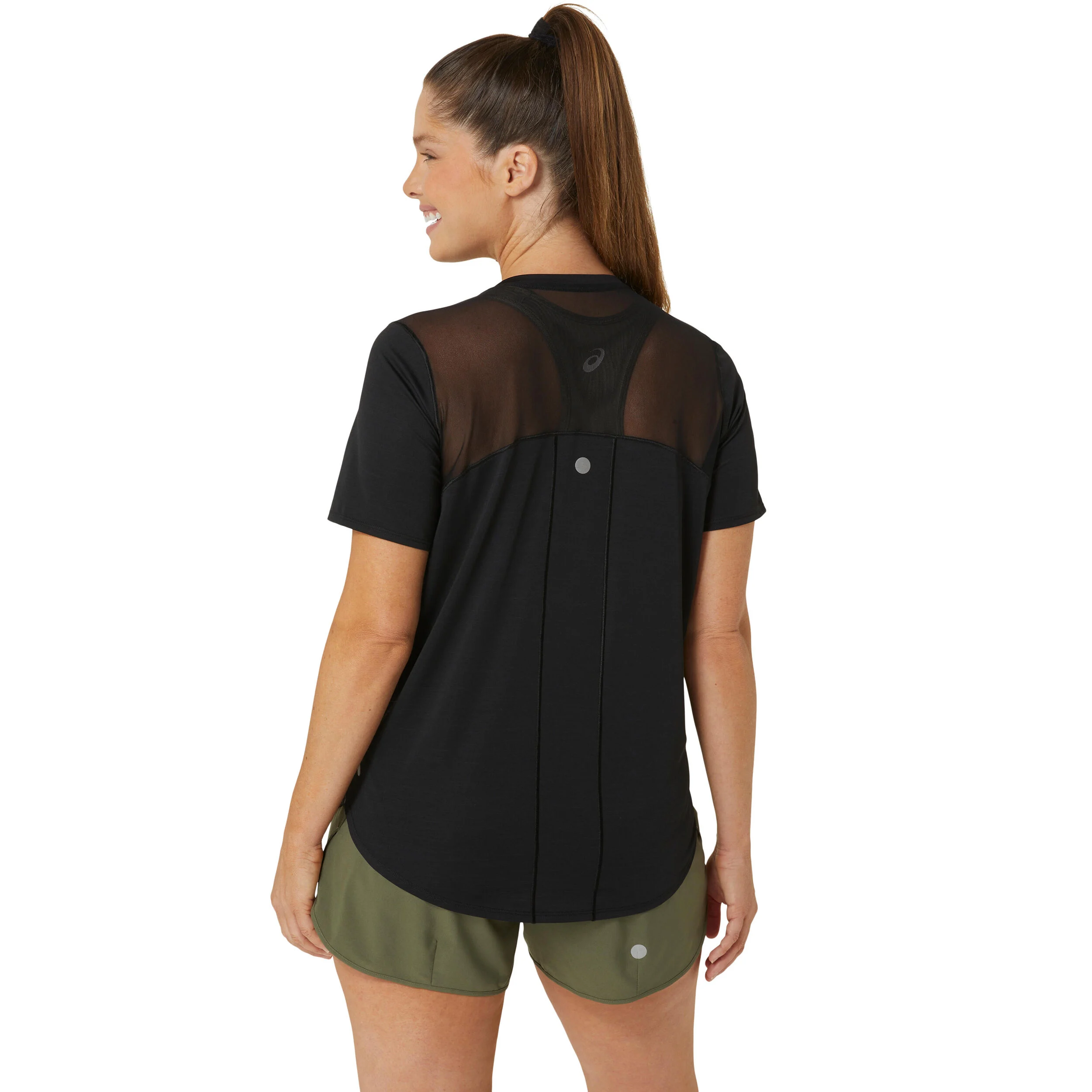 ASICS Road V-Neck Maillot De Course Femmes - Noir