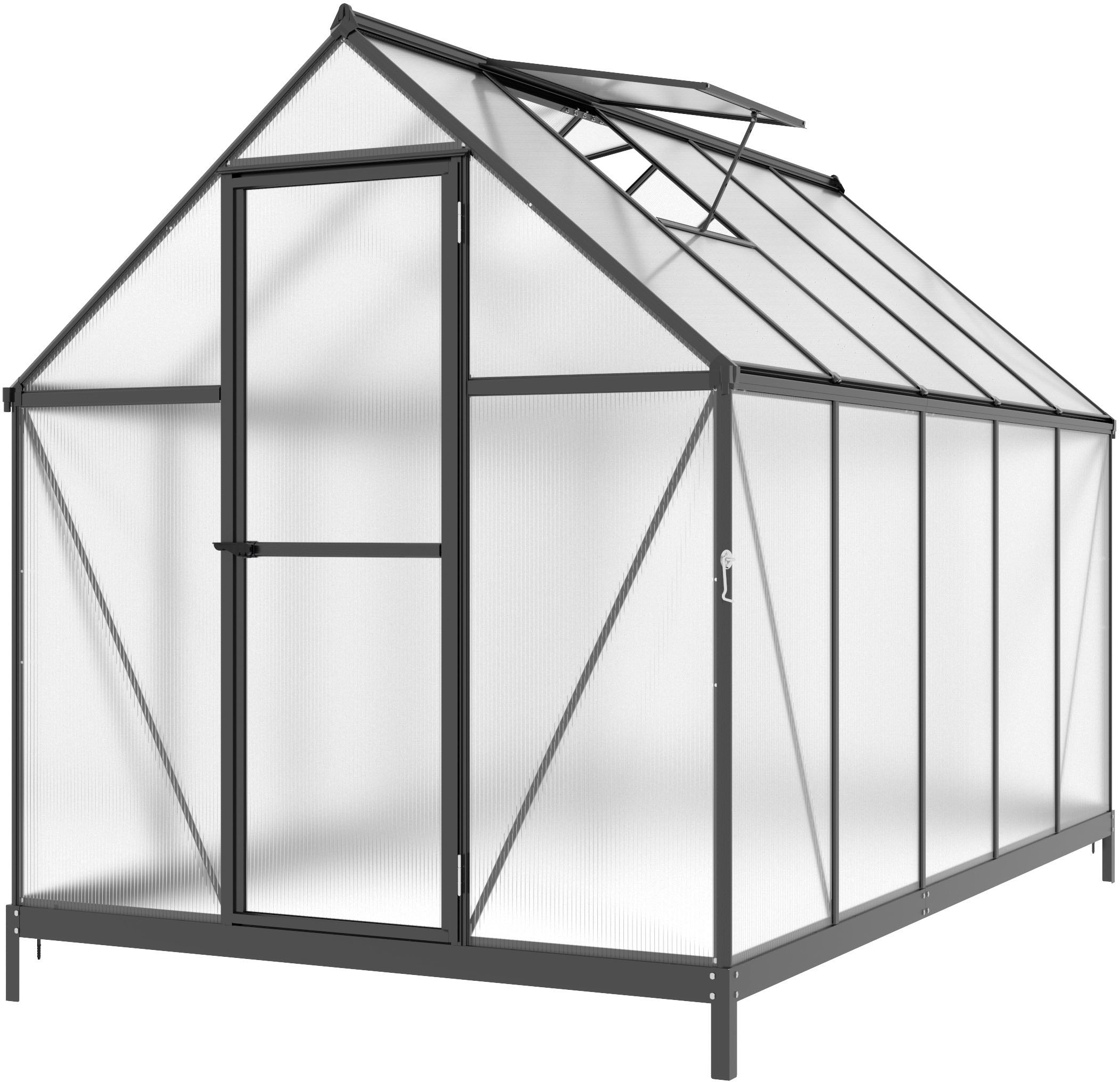 KONIFERA Gewächshaus mit Fundamentrahmen