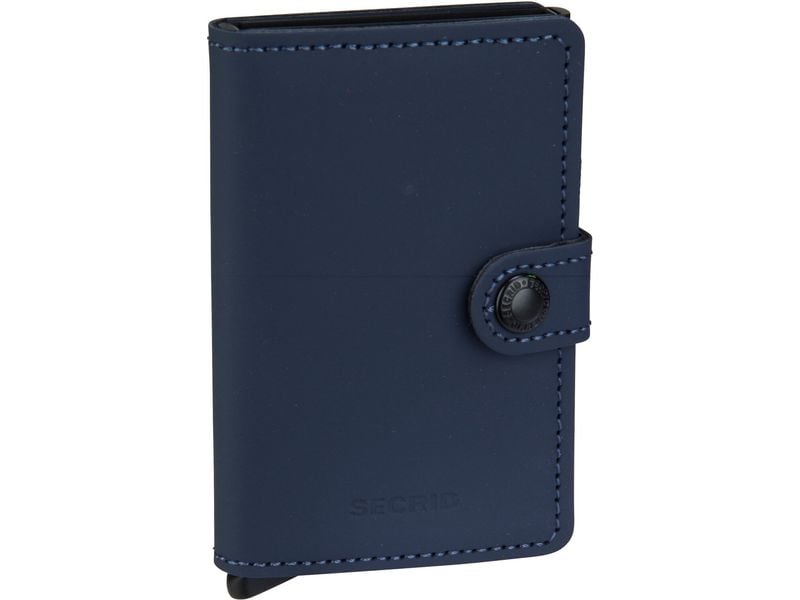 SECRID Portemonnaie Miniwallet Matte Nightblue Noten- und Karten-Portemonnaie mit RFID-Schutz