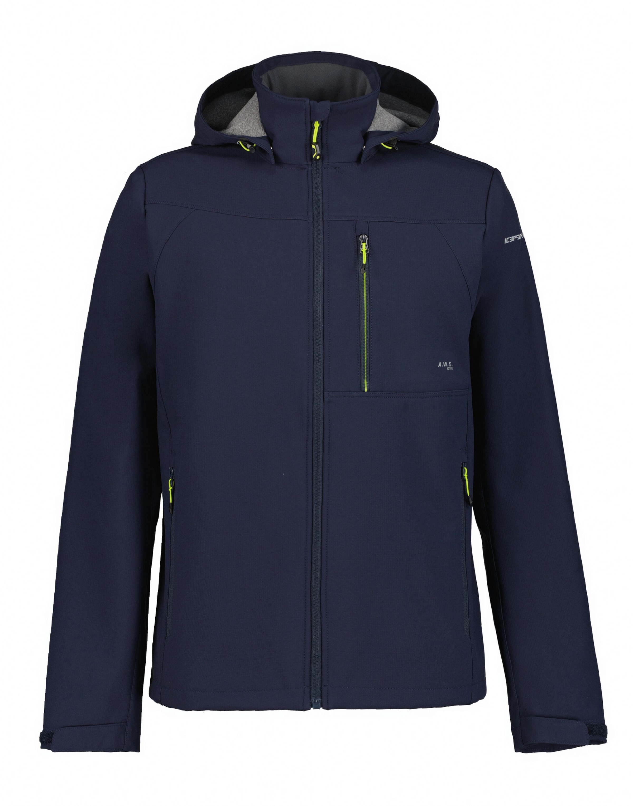 Icepeak Softshelljacke »BEEDEVILLE« 1 Stk. tlg. mit Kapuze mit dezenten Logoschriftzügen