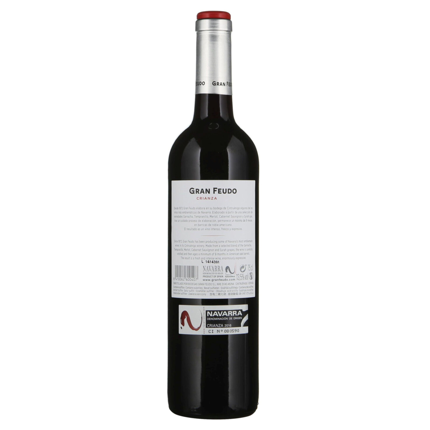 Navarra DO Gran Feudo Crianza 626 Barricas -75cl
