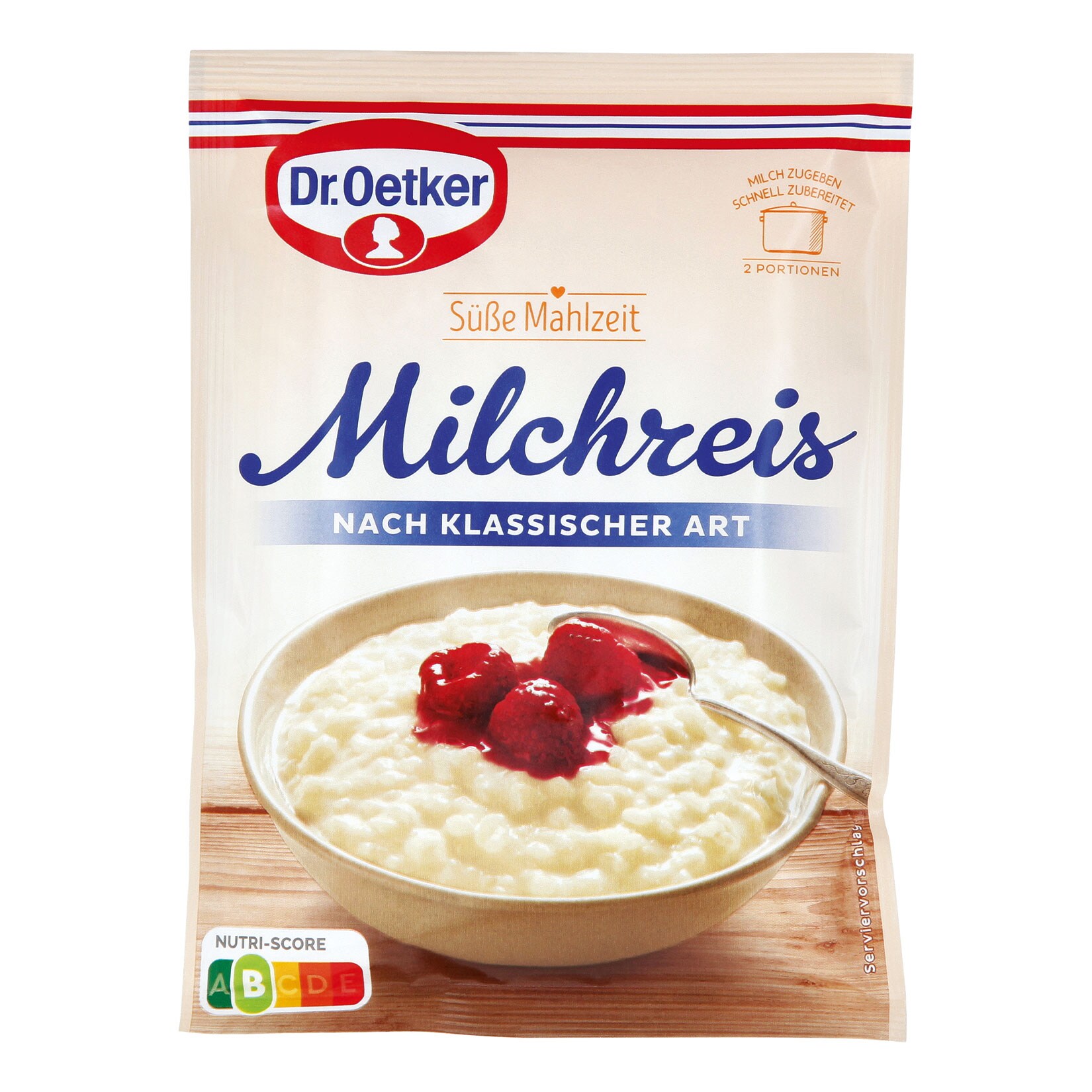 Dr. Oetker Milchreis klassische Art 125 g, 16er Pack