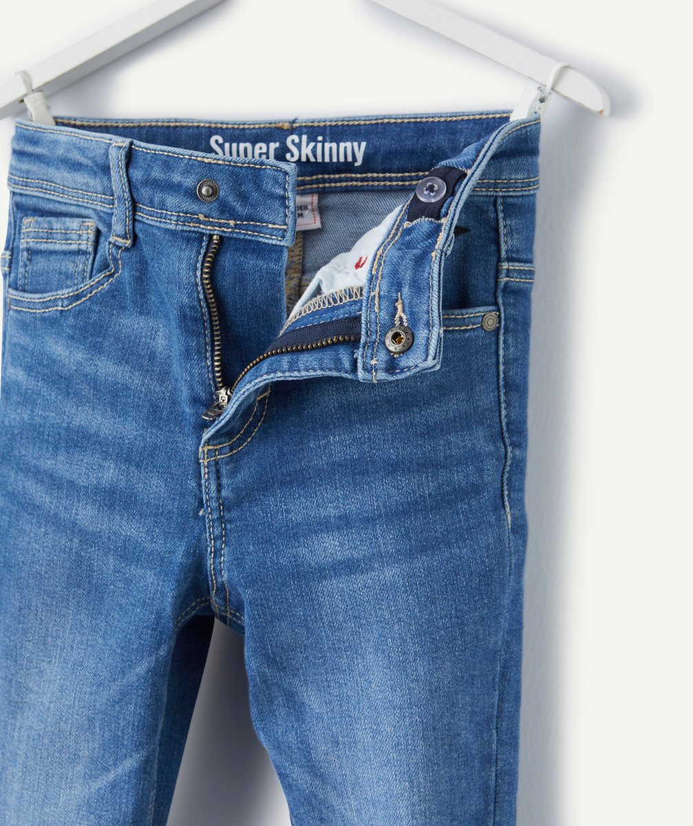 pantalon super skinny garçon en denim low impact