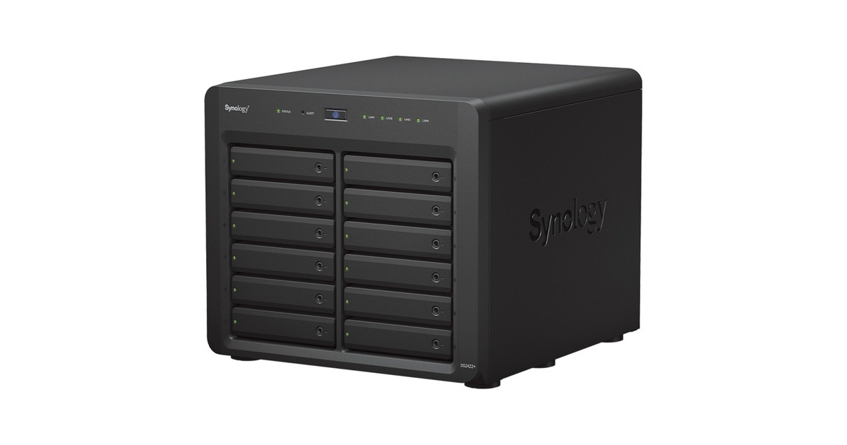 SynologyDiskStation DS2422+ nas  (Zwart, 4x LAN)