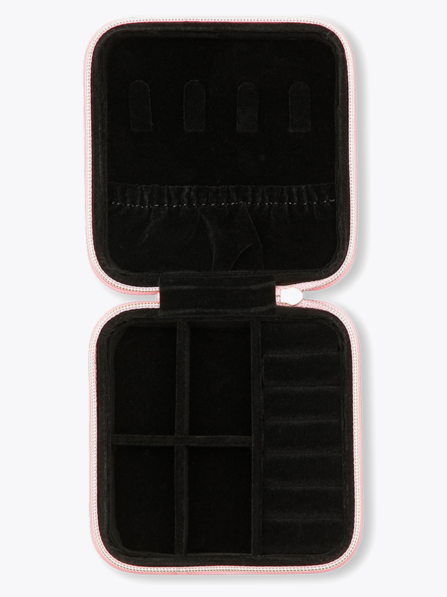 Saffiano Zip Square
